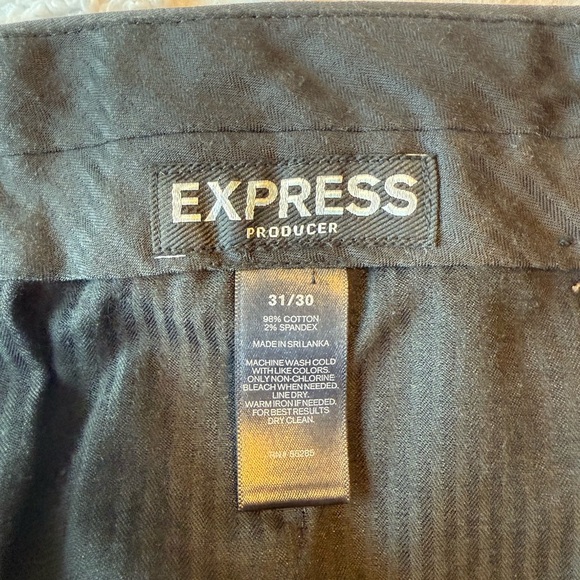 Express Producer Charcoal Pants Size 31/30 EUC - Picture 5 of 8